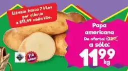 S-Mart Papa americana oferta