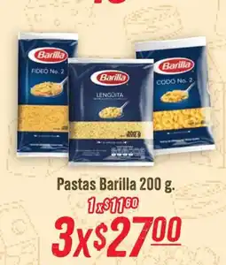 Mega Soriana Barilla Pastas oferta