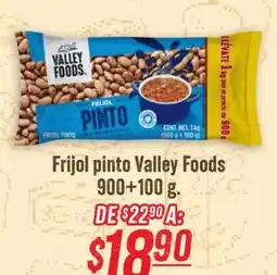 Mega Soriana Valley Foods frijol pinto oferta
