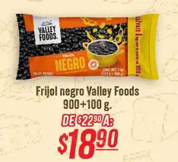 Mega Soriana Valley Foods Frijol Negro oferta