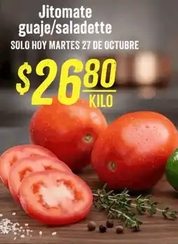 Mega Soriana Jitomate guaje/saladette oferta