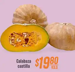 Mega Soriana Calabaza castilla oferta