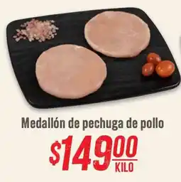 Mega Soriana Medallón de pechuga de pollo oferta