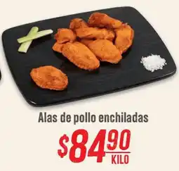 Mega Soriana Alas de pollo enchiladas oferta