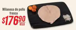 Mega Soriana Milanesa de pollo fresca oferta