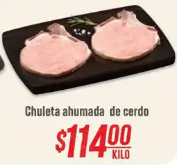 Mega Soriana Chuleta ahumada de cerdo oferta