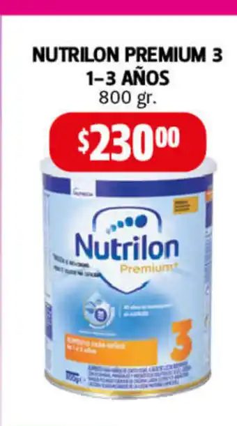 Farmacias Guadalajara Nutrilon Premium 3 1-3 Años 800gr oferta