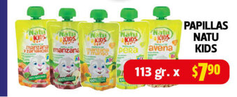 Farmacias Guadalajara Papillas Natu Kids 113gr oferta