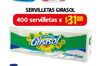 Farmacias Guadalajara Servilletas Girasol 400 Servilletas oferta