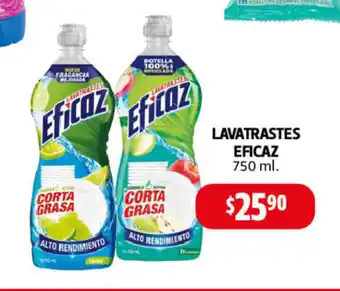 Farmacias Guadalajara Lavatrastes Eficaz 750 ml oferta