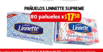 Farmacias Guadalajara Pañuelos Linnette Supreme 80 Pañuelos oferta