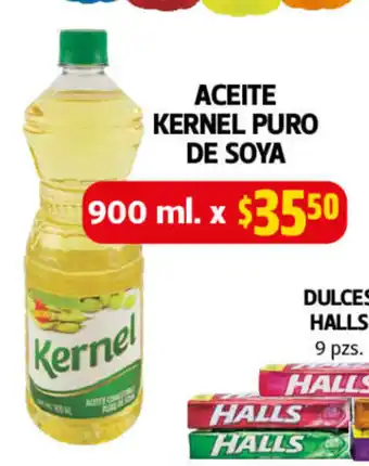 Aceite Kernel Puro De Soya 900 ml
