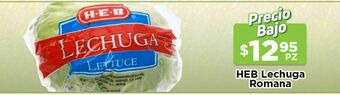 HEB Heb lechuga romana oferta