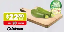 Soriana Express Calabaza oferta