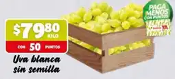 Soriana Express Uva blanca sin semilla oferta