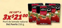 Soriana Express Del Fuerte puré de tomate natural oferta
