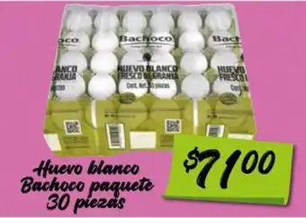 Bachoco huevo blanco