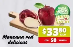 Soriana Mercado Manzana red delicious oferta