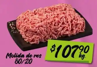 Molida de res 80/20