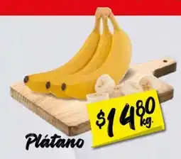 Soriana Mercado Plátano oferta