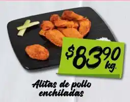 Soriana Mercado Alitas de pollo enchiladas oferta