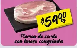 Soriana Mercado Pierna de cerdo con hueso congelada oferta