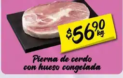 Soriana Express Pierna de cerdo con hueso congelada oferta