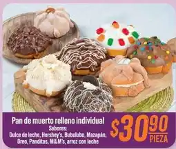 Soriana Híper Hershey's - pan de muerto relleno individual oferta