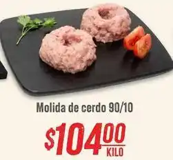 Soriana Híper Molida de cerdo 90/10 oferta