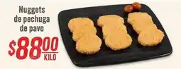 Soriana Híper Nuggets de pechuga de pavo oferta