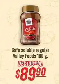 Soriana Híper Valley foods - café soluble regular oferta