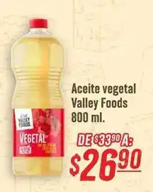 Soriana Híper Valley foods - aceite vegetal oferta
