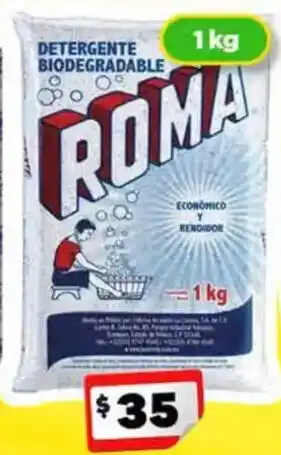 Roma detergente biodegradable