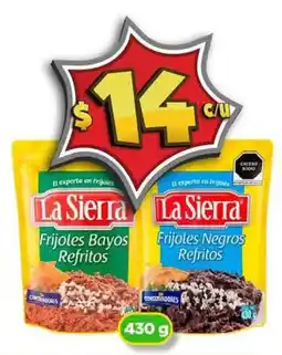 Bodega Aurrerá La Sierra Frijoles Bayos Refritos La Sierra Frijoles Negros Refritos oferta
