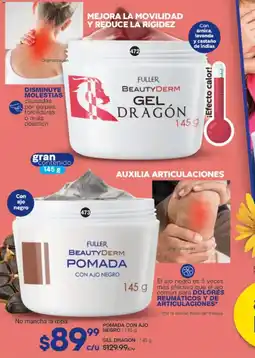 Fuller Fuller beautyderm pomada con ajo negro oferta