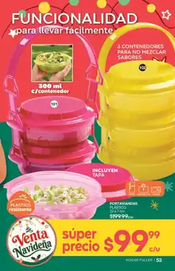 Fuller Hogar Fuller Portaviandas oferta
