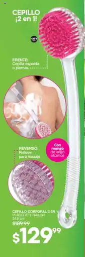 Fuller Cepillo corporal 2 en 1 oferta