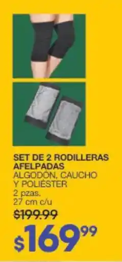 Fuller Set de 2 Rodilleras Afelpadas oferta