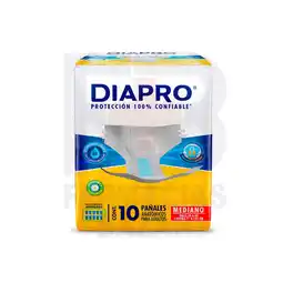 Farmacias Bazar PAÑAL DIAPRO BASICO MEDIANO CON 10 PIEZAS oferta
