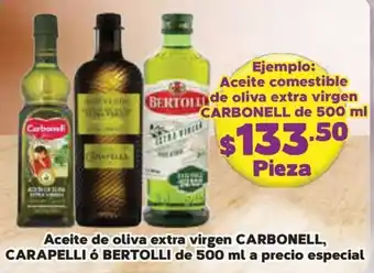 Aceite de oliva extra virgen CARBONELL, CARAPELLI ó BERTOLLI