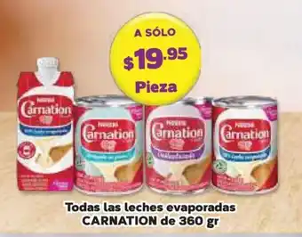 Carnation leches evaporadas
