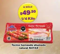 Super Aki Nayar Tocino horneado ahumado natural oferta