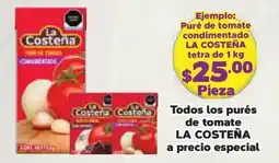 Super Aki La Costeña puré de tomate condimentado oferta