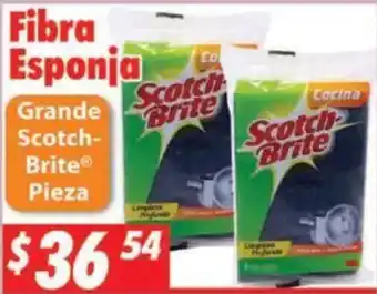 Scotch-Brite Fibra Esponja Grande