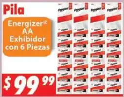 Casa Ley Energizer AA Exhibidor oferta