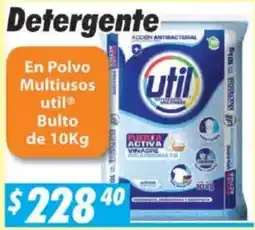 Casa Ley util detergente en polvo multiusos oferta