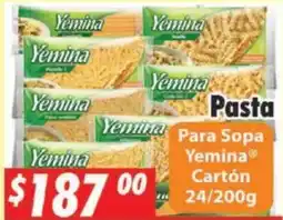 Casa Ley Yemina Pasta Para Sopa oferta