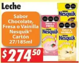 Casa Ley Nesquik Sabor Chocolate, Fresa o Vainilla oferta