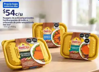 DelDia nuggets de pollo empanizados hamburguesas de pollo o milanesas de pollo empanizado