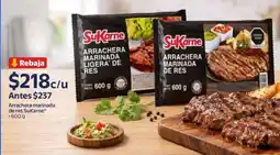 Walmart Sukarne arrachera marinada de res oferta